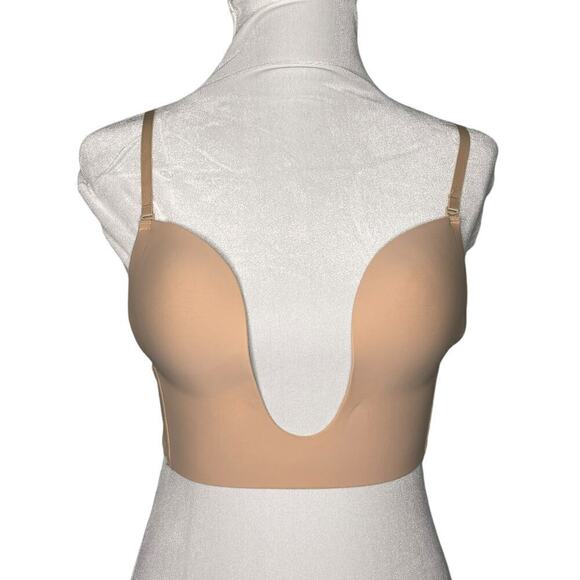 Fashion Forms Convertible Seamless U-Plunge Bra Nude Size 34C - Picture 2 of 10